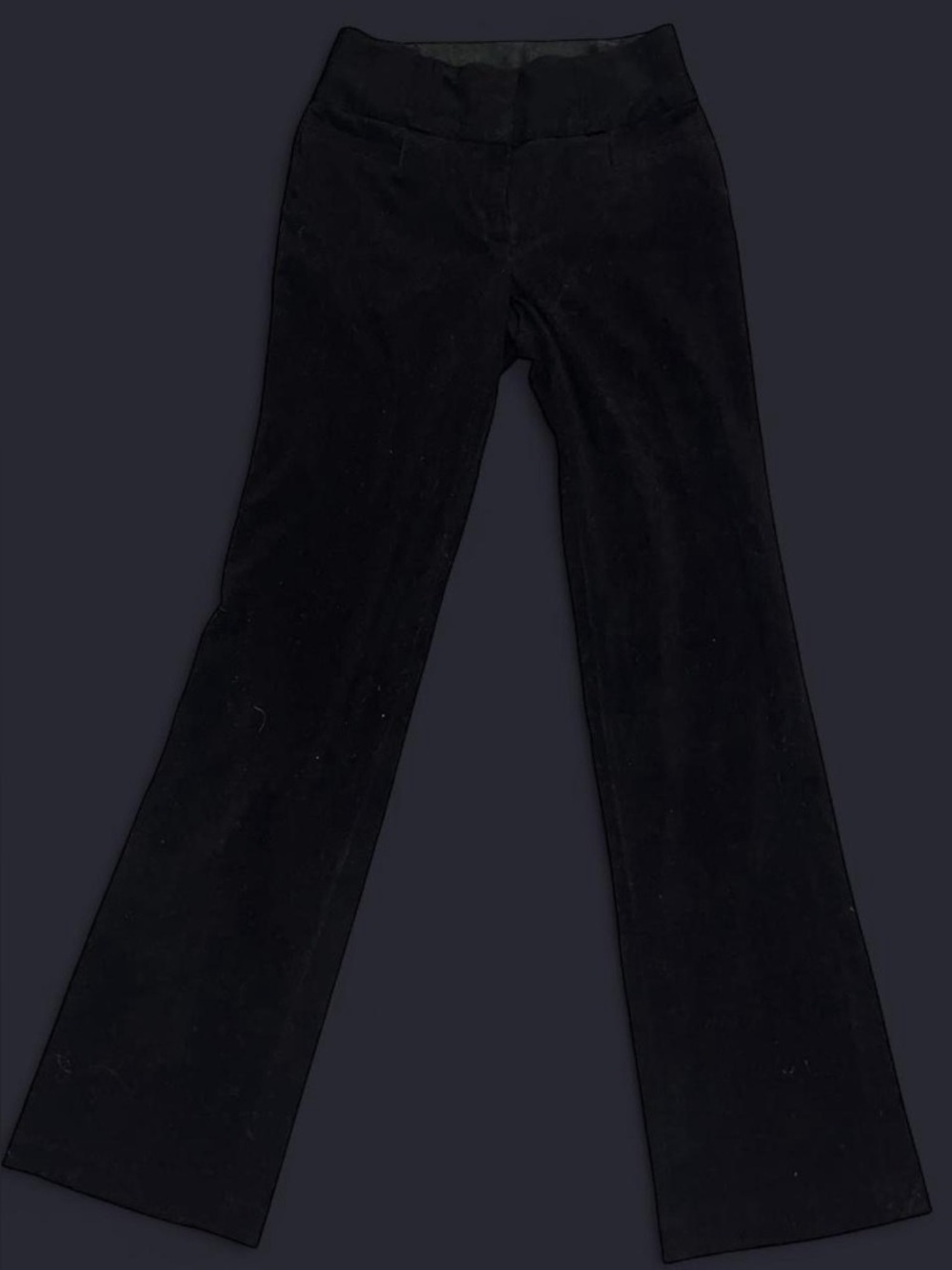 A. Byer Black Dress Pants with Hook-and-Button Closure